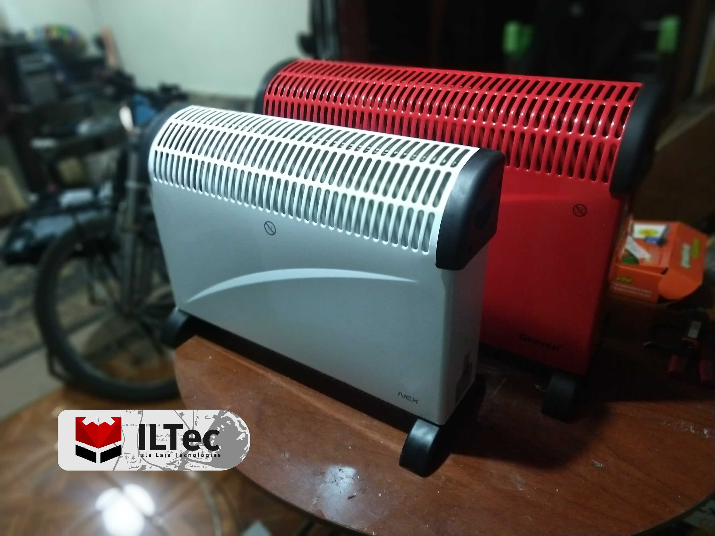 Calefactores eléctricos, tipo radiador